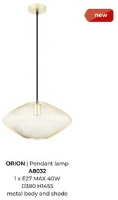 Lustra / Pendul metalic design decorativ ORION