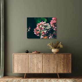 Tablou pe sticlă - Hortensie (70x50 cm)