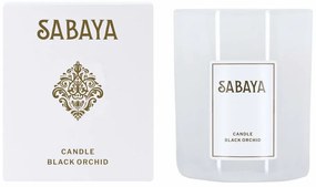 Sabaya Lumânare de soia Black ochidea, 175 g