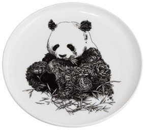 Farfurie din porțelan Maxwell &amp; Williams Marini Ferlazzo Panda, ø 20 cm, alb