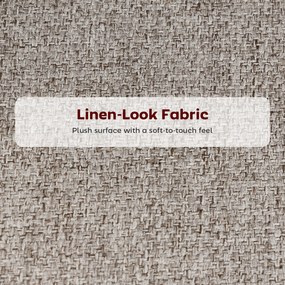 HOMCOM Set 2 Scaune de Bar cu Spătar și Suport pentru Picioare, Acoperire din Material Textil și Picioare din Oțel, Gri | Aosom Romania