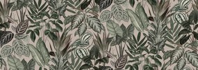 Fototapet, Mischievous Monkeys, Pastel Pink, Rebel Walls