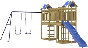 vidaXL Set de joacă pentru exterior, lemn de pin impregnat