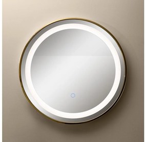 Oglindă LED retroiluminată pentru baie Zuma Line D251801 24W/230V 3000/4000/6000K IP44 auriu