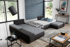 Colțar în formă de U Menarro (gri + alb) (D). 1025382