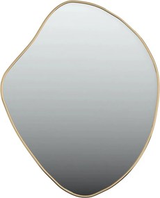 vidaXL Oglindă de perete, auriu, 50x40 cm