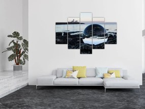 Tablou - Bile de sticlă pe piatră (150x105 cm)