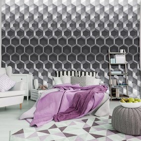 Fototapet - 3D hexagon (152,5x104 cm)