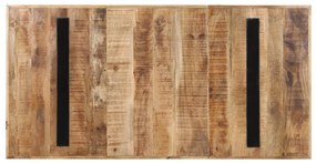 Masa de bucatarie, 180x90x76 cm, lemn de mango nefinisat 1, 180 x 90 x 76 cm, lemn de mango nefinisat