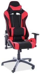 Fotoliu de birou Verra (negru + roșu). Promo -6%. 1050653