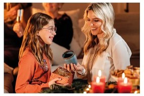 Cană din gresie ceramică Villeroy &amp; Boch Like Lave, 400 ml, turcoaz - maro