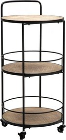 Măsuță de servire cu roți din metal 41,5x40 cm Arex – Mauro Ferretti