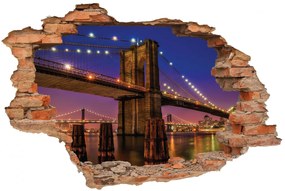 Sticker cu efect 3D - Brooklyn Bridge