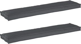 vidaXL Set de perne pentru palet 2 pcs Antracit 180 x 40 x 8 cm
