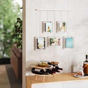Rame albe de agățat din metal 5 buc. 66x69 cm Exhibit – Umbra