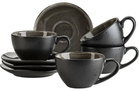 Mäser Set de cești de cafea cu farfurioare Niara Organic 4+4 buc.
