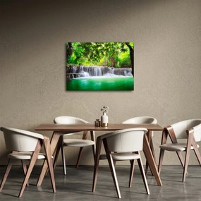 Tablou - cascada din Kanchanaburi, Thailanda (70x50 cm)