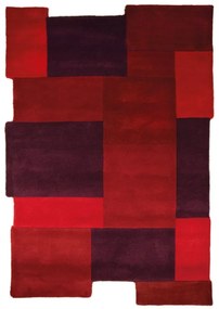 Covor Collage Roșu 120X180 cm, Flair Rugs