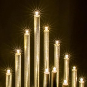 Sfeșnic decorativ de Crăciun, 33LED