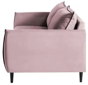 Canapea mov lavandă cu tapițerie din catifea 203 cm Juli – Ropez