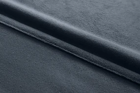 Draperie opaca gri inchis VELVET 135x250 cm Agatat: Inele metalice