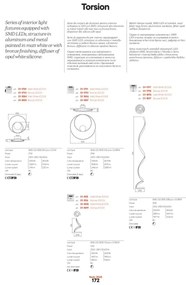 Redo 01-1887-LED Plafonieră LED dimabilă TORSION, 29 W, 230 V, Ø 55 cm, bronz