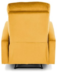 Fotoliu recliner Wonder mustariu H98 cm