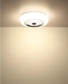 Globo 48071-18 - Plafonieră LED GRAHAM LED/24W/230V Ø 38,5 cm albă