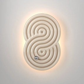 Aplica de perete LED ceramica bej Rock garden
