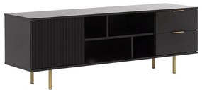 Dulap TV Newelon NW06 (Negru + auriu) . 1106243