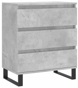 827192 vidaXL Servantă, gri beton, 60x35x70 cm, lemn prelucrat