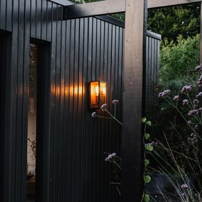 Aplică industrială maro ruginiu 26 cm IP44 - Charlois