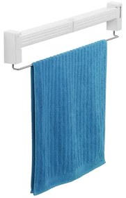 WENKO 3770013100 - Uscător de rufe BUTTERFLY 70 x 13,5 cm, argintiu/alb