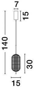 Pendul, Lustra LED deosebita design modern KLELIA