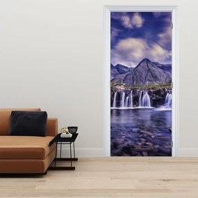 Fototapet pentru ușă - Cascadă (95x205cm)