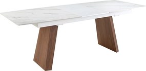 Masa extensibila deosebita design LUX Porcelain Marble 180-230cm