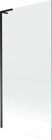 Mexen Next L paravan de cadă cu 1 panou 90 x 150 cm, transparent, negru - 895-090-000-03-00-70