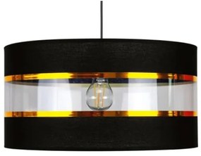 Lustră pe cablu LIND 1xE27/60W/230V negru