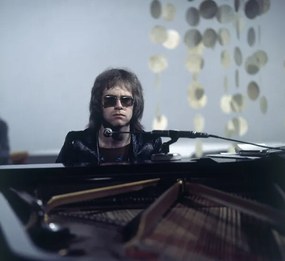 Fotografie Portrait de Elton John, German TV Music Show .