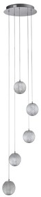 Lustra moderna cu 5 pendule LED Allure