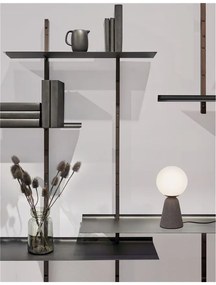 Veioza, lampa de masa design modern ZERO beton gri NVL-9577010