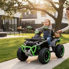 ATV Electric cu acumulator pentru copii NOVOKIDS™ MonsterQuad PRO , Cu melodii si lumini, Lungime 113 cm, 3-8 ani , Max 35 kg , Roti EVA, 12V, 4