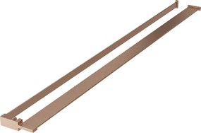 Mexen poliță pentru peretele de duș cu suport pentru prosoape, cupru periat - 800-02-65