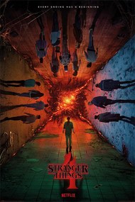 Poster Stranger Things: Season 4 - Every Ending Has A Beginning, (61 x 91.5 cm)