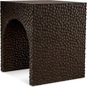 Masuta auxiliara design LUX Caldera, Ebony oak veneer