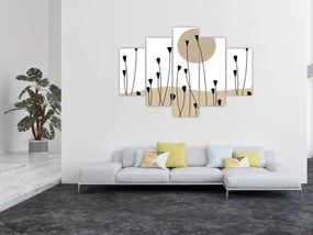 Tablou - Pajiște grafică N⁰2 (150x105 cm)