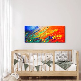 Tablou - Abstract colorat (120x50 cm)