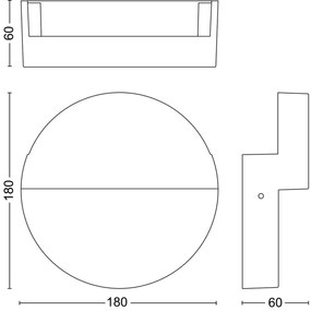 Aplică LED de exterior Philips VALOR LED/4,3W/230V 2700K IP44
