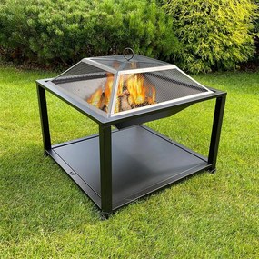 Vatră multifuncțională + grătar cu rotisor electric Avenberg ARIZONA