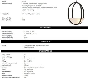 Candelabru LUX design deosebit Scapa